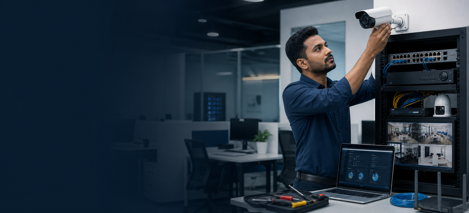 AMC for computers and CCTV camera installation support.