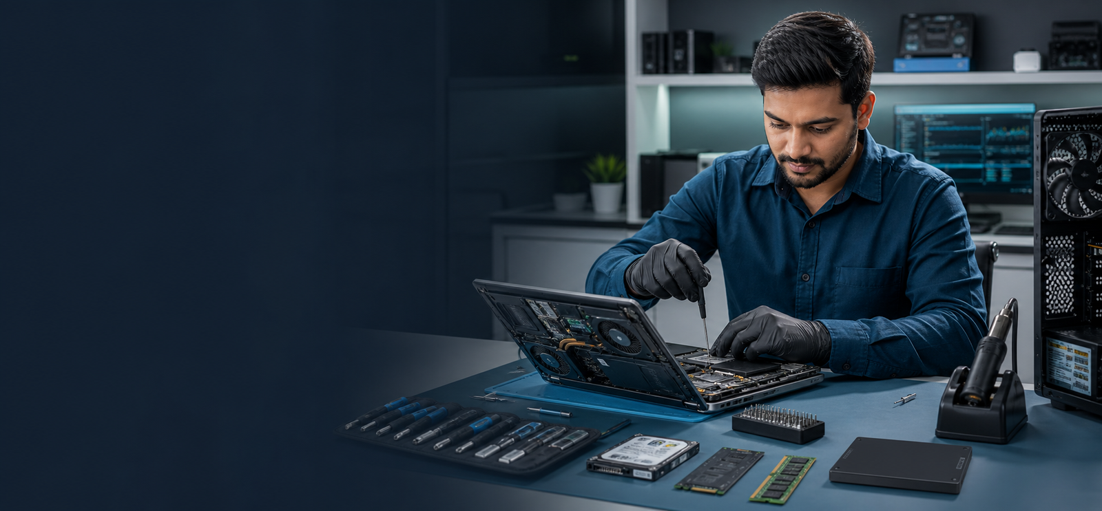 Computer and laptop repair that gets work moving again.